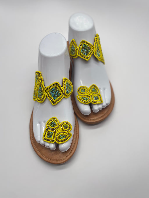 Maevi Collection Beaded Sandals - Maevi Collection